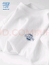 JEANSWEST LIFE真维斯白色t恤男士纯棉夏季宽松休闲短袖情侣潮牌男女款半袖体恤 实拍图