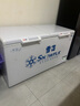 雪花（SNOWFLK）冰柜商用家用冷柜卧式大容量全冷冻柜展示柜 【598数显】单温扩容款|一级能效 空柜温度可达-30度丨铜管速冷低耗 实拍图