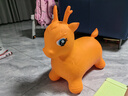 欢乐龙马跳跳马玩具加厚平衡骑坐防摔加厚儿童橡胶玩具摇摇马 欢乐跳跳龙马丨高51cm橙色 实拍图