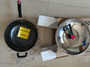 炊大皇（COOKER KING）传世34cm炒锅 无涂层铁锅铸铁锅 电磁炉通用炒菜锅 C34D2 实拍图