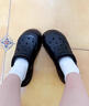 梵昇昱厚底洞洞鞋女款2026新款夏季外穿防滑增高松糕底踩屎感包头凉拖鞋 黑色【40-41】推荐39-40脚穿 实拍图