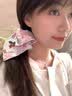 向晚发圈头花樱桃碎花大肠圈方巾发圈甜美少女低马尾皮筋头绳发饰头饰 实拍图