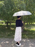 JCZS德国品牌反向防晒伞防紫外线晴雨两用遮阳双层黑胶长柄自动高颜值 商务黑【全自动合金骨架晴雨 8骨 实拍图