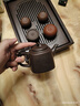 藏壶天下宜兴紫砂品茗杯原矿紫砂配壶专用小口泡茶杯小杯子主人杯元宝对杯 紫泥款 对杯 实拍图