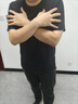京东京造【5A抗菌】短袖男士t恤夏衣服男装白小T打底男女同款 黑色 2XL 实拍图