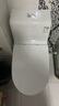松鲸 卫浴家用马桶坐便器大冲力超漩虹吸式静音连体座便器小户型马桶 节水型【双档节水】+轻音盖板 实拍图