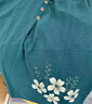 奉孝中老年妈妈装夏季短袖套装宽松老年人夏装女老人衣服奶奶棉绸上衣 实拍图