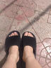 安尚芬拖鞋男士夏季新款室内家居简约轻便洗澡防滑踩屎感情侣凉拖鞋女 灰色 44-45 适合43-44（内长270MM） 实拍图