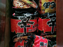 农心 辛拉面Black 豚骨汤风味方便面 袋面四连包 134g*4包夜宵泡面 实拍图