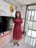 俞兆林（YUZHAOLIN）中高考旗开得胜旗袍妈妈夏装连衣裙2026新款喜婆婆婚宴装礼服裙子 FlvX8561566 红色 2XL （建 议105-120斤） 实拍图