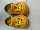 babycrayon小老虎小猪儿童拖鞋洞洞鞋夏季男童女童婴宝宝可爱凉拖鞋外穿 小黄虎 13 cm内长【130】脚长约12.5-13穿 实拍图