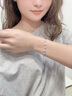 礼意久久【施华洛世奇锆】一克拉纯银手链女生日礼物女生高级感送女友老婆 实拍图