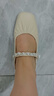 天美意穆勒鞋女凉鞋商场同款女鞋2025新款 米色（柔软羊皮） 37 实拍图