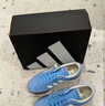 adidas「T头鞋」VL COURT复古休闲板板鞋德训鞋男女阿迪达斯轻运动   蓝色/亮白/树脂黄   40.5 实拍图
