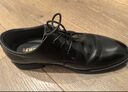 森达父亲礼物皮鞋男自营真皮牛皮上班商务正装男结婚鞋 深黑色 44 实拍图