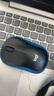 罗技（Logitech）M185 M186无线鼠标(M187P外型)办公鼠标家用笔记本台式机电脑鼠标 Mac鼠标电池中小手小巧便携商务 M185蓝边 实拍图