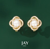 Jay 四叶草珍珠耳夹无耳洞女夹耳式耳环耳饰送女友生日礼物 耳夹（淡水珍珠）京仓/就近发货 实拍图