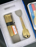 坚甲卫士超c级锁芯双边柱40叶片双面六层复合防盗门通用家用全铜锁芯 32.5+42.5=75八个主钥匙 实拍图