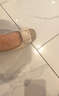 百丽舒适优雅单鞋女2025新款春真皮蝴蝶结方跟鞋D3S1DAQ5 米白 36 实拍图