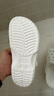 crocs卡骆驰洞洞鞋贝雅男鞋女鞋轻便耐磨一脚蹬拖鞋休闲鞋|10126 白-100 40 (250mm) 实拍图