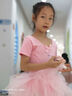 艾舞戈儿童舞蹈服女童夏季中国舞粉色公主蓬蓬纱裙芭蕾连体练功服 140码 实拍图