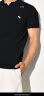 ABERCROMBIE & FITCH男装25夏季新款经典小麋鹿POLO衫美式通勤短袖T恤KI124-5182 黑色 S (175/92A) 实拍图