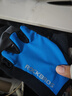 洛克兄弟（ROCKBROS） 半指骑行手套自行车手套户外山地车运动手套 短指夏季男女装备 春夏透气半指手套-蓝色 海绵防震 XL码 实拍图