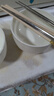 瓷秀源水蒸蛋碗纯白带盖专用宝宝家用陶瓷微波炉蒸鸡蛋羹蒸菜蒸饭碗盅 6英寸碗【容量900ml】 实拍图