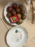 家用陶瓷盘子菜盘餐盘圆盘陶瓷简约风釉下彩简线花朵7英寸早餐盘 7寸早餐盘2个装 实拍图