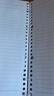 国誉（KOKUYO）【热门商品】B5/40张/8mm横线加藤木四孔活页本学生笔记本考研可换替芯大容量蓝色1本WSG-RUP81-1 实拍图
