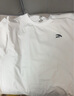 安踏（ANTA）【快干棉】T恤男女同款2025夏季情侣吸湿排汗LOGO宽松休闲短袖t恤 【小logo】纯净白8125-1 3XL /男190 实拍图