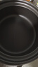 美厨（maxcook）陶瓷煲砂锅 汤锅炖锅养生煲 手工彩釉耐干烧 2.8L蓝MCTC3293 实拍图