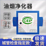 美森阁迩油烟净化器饭店厨房商用小型静电油烟过滤分离器餐饮酒店过环保 带俩侧40圆口(可定10-40cm） 实拍图