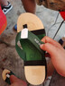 欧伦啄木鸟人字拖鞋男2025新款夏季外穿防滑软底凉拖潮流休闲夹脚沙滩凉鞋男 绿色 41 实拍图
