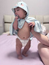 taoqibaby婴儿防晒衣小月龄防紫外线斗篷宝宝外出凉感透气披肩 蓝龙泡泡 实拍图