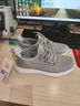回力（Warrior）官方男鞋运动鞋夏季透气网鞋椰子鞋轻便软底网面跑步鞋子男灰色43 实拍图