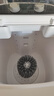 美的（Midea）4.5kg半自动洗鞋机迷你家用小型洗衣机仿生手洗刷鞋机 360°全方位清洁懒人租房神器洗鞋机MXX45VWE 实拍图