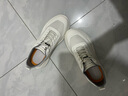 百丽厚底秋季轻便健步鞋男户外增高休闲运动鞋A1980BM5 云峰白 39 实拍图