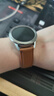 CangHua 适用小米Watch S4/S3/S1/S2表带 xiaomi watchS1Pro/color2/运动版头层小牛皮真皮替换腕带 实拍图