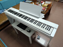 雅马哈（YAMAHA）电钢琴P225B/WH儿童成人初学88键重锤智能蓝牙便携式钢琴P125升级 新品P225WH主机+原装木架+三踏+官方标配 实拍图