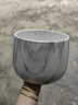 花盆绿植盆栽水墨大理石纹陶瓷花盆客厅君子兰虎皮蝴蝶兰植物花盆 16*18*13cm 实拍图