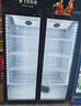 新飞（frestec）展示柜冷藏酒水饮料冰柜双开门商用冷柜水果蛋糕冷藏保鲜柜超市直冷玻璃门风冷无霜冰箱立式啤酒柜 大双门黑红上机900L【循环风减霜】1.2米 实拍图