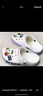 卡骆驰crocs洞洞鞋贝雅卡骆班轻便耐磨一脚蹬休闲鞋|205089 冬日白/彩色-1LI 36 /37(220mm) 实拍图
