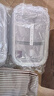 京东京造 饭盒 学生上班族高硼硅玻璃便当盒微波炉保鲜盒（二分格1050ml） 实拍图