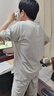 蕉内（Bananain）棉棉305H男女士睡衣睡裤纯棉情侣家居服套装春夏季长袖长裤不闷汗 【男士】云灰 XL 实拍图