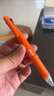 斑马牌 (ZEBRA)四色圆珠笔带自动铅笔（四色圆珠笔+铅笔） 0.7mm子弹头按动多功能多色笔 B4SA1 橙色杆 实拍图