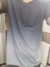 艾伦伯顿（Alen Botun）运动套装男羽毛球服健身速干夏季冰丝田径训练T恤网球服球衣跑步 黑灰套装【速干 透气】 4XL【体重175-190斤宽松】 实拍图