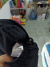 鸿星尔克运动裤男秋冬季新款休闲针织直筒束口长裤九分裤男士裤子卫裤男裤 正黑-束口针织2103-秋季常规款 XL 实拍图