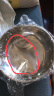 【不锈钢】和面盆厨房烘焙家用火锅盆洗菜打蛋汤锅盆醒面盆料理盆 32cm【热卖款】不锈钢 和面盆 实拍图
