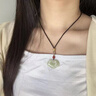 老凤祥 天然和田玉吊坠男女生款平安锁玉佩项链纪念日生日礼物送女友 【京东八仓发货】*当/次日达-平安长命锁项链 【中号-约20*16mm】 实拍图
